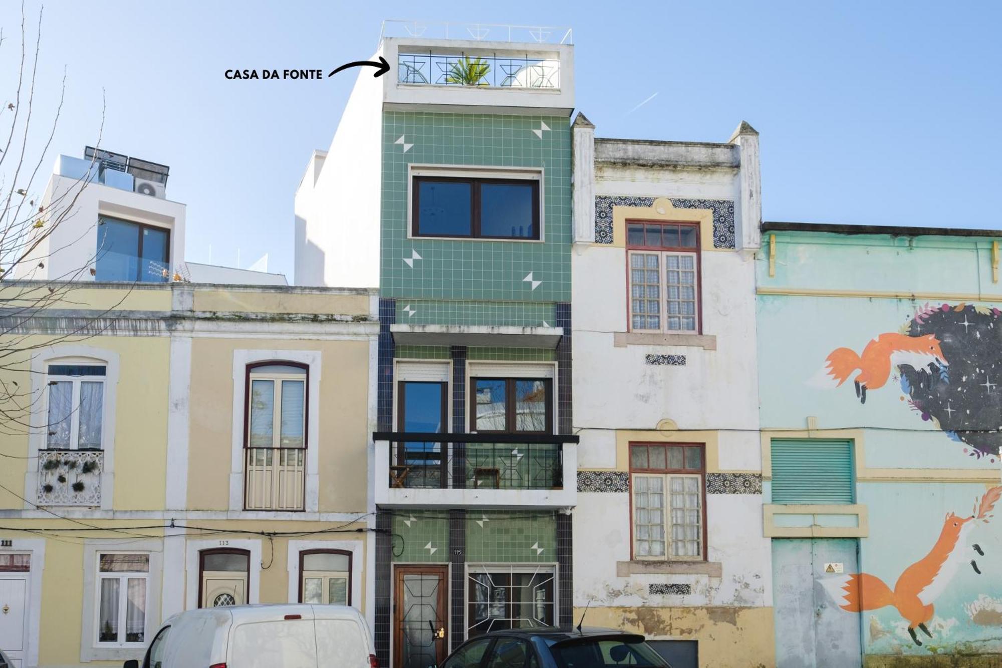 Casa Da Fonte - Vintage House And Rooftop Figueira da Foz Esterno foto